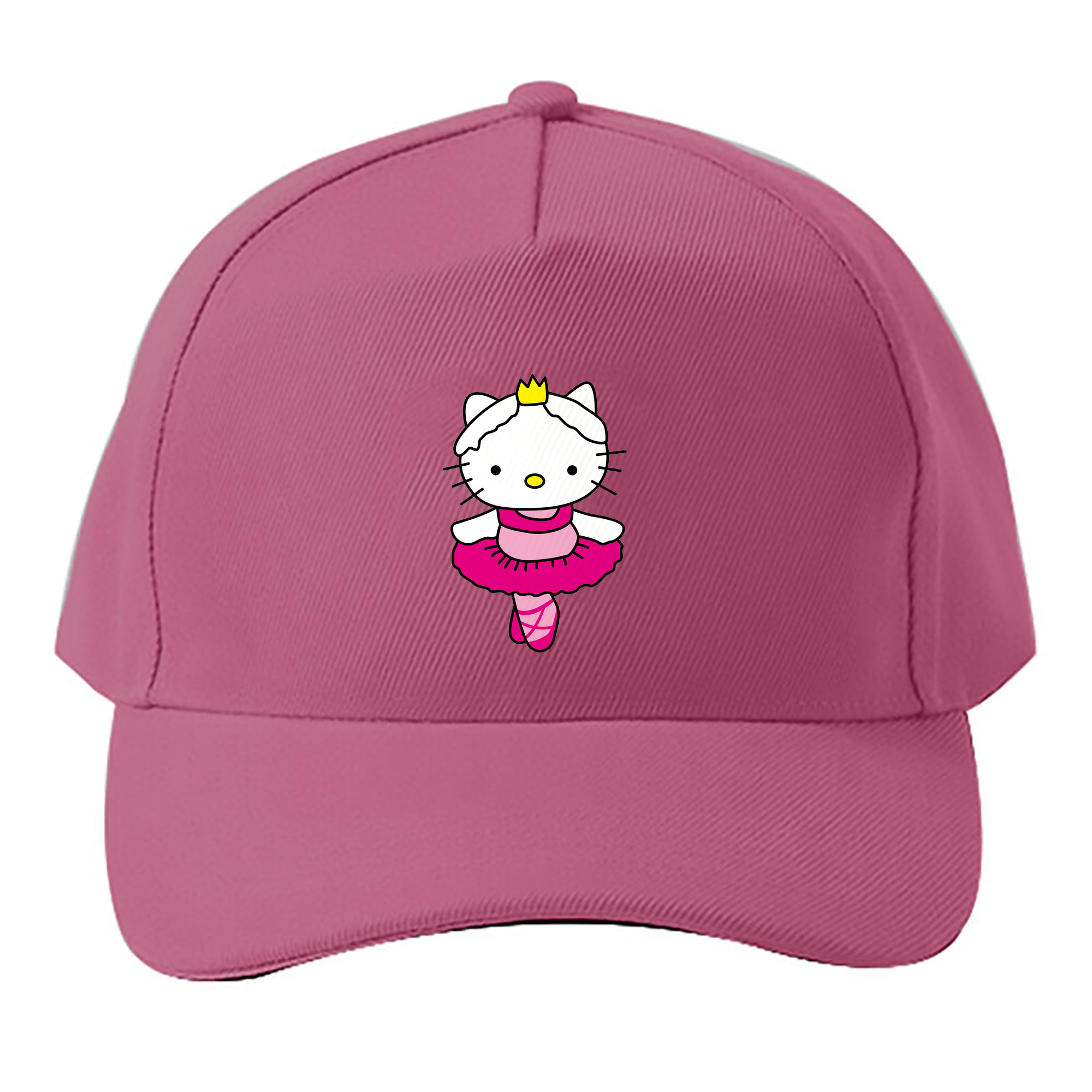 （画像用） Hello Kitty ハローキティ ベースボールキャップ 綿100％ 男女兼用 帽子 スポーツ